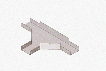 Лоток тройниковый замковый перфорированный ОТЗ 100х110 УХЛ1, горячее цинкование, S1,5