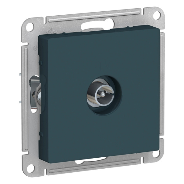 ATLASDESIGN Механизм розетки без лицевой панели СУ TV АНТЕННА коннектор . изумруд IP20 Schneider Electric ATLASDESIGN Механизм розетки без лицевой панели СУ TV АНТЕННА коннектор . изумруд IP20 Schneider Electric