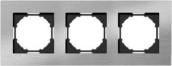 Donel A07 Natural Серебристый Алюминий рамка 3-я, серия DB