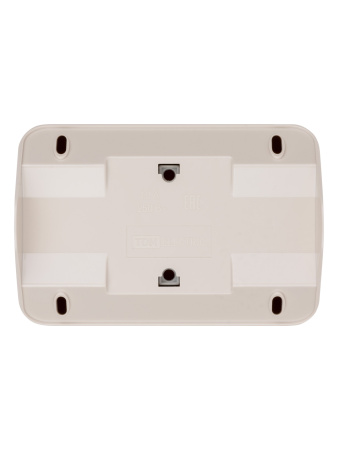 Розетка угловая двойная 2П открытой установки с з/ш IP20 250В 10А сл. кость "Ладога" TDM