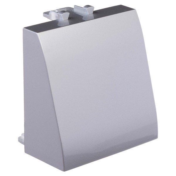 Вывод кабеля модульный "Avanti", "Закаленная сталь", 2 модуля DKC