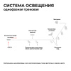 45-03 Шинопровод однофазный, накладной/подвесной, 230В/50Гц, IP20, 2000х42х18мм, белый, алюминий, в комплекте крепёж, токоввод, заглушка Apeyron