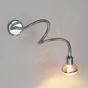 Настенный светильник с гибким корпусом 1*G5.3 хром IP20 (a023769) Elektrostandard