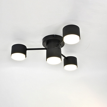 Люстра под лампу GCHL-4GX53-M Черная Стеллар General