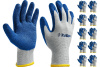 Перчатки с нитриловым обливом ЗАХВАТ, текстурированное покрытие, 10 пар, размер L-XL ЗУБР