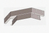 Лоток угловой замковый глухой КГЗГ 400х60-90 УХЛ1 поворот на 90, оцинкованный лист, S1,5