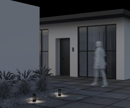 Настенный светильник (бра) 9Вт 3000К Графит IP65 Vint O458WL-L9GF3K Outdoor Maytoni