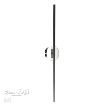 Настенный св-к поворотный 360° IP20 LED 12W 645Лм 3000K металл/хром полированный FUERTE ODEON LIGHT