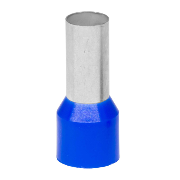 Наконечник-гильза с изол. фланцем для жилы сечением 16кв.мм, длина контактной части 18мм, синий DKC