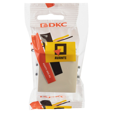 Кнопка одноклавишная модульная, "Avanti", "Ванильная дымка", 2 модуля DKC