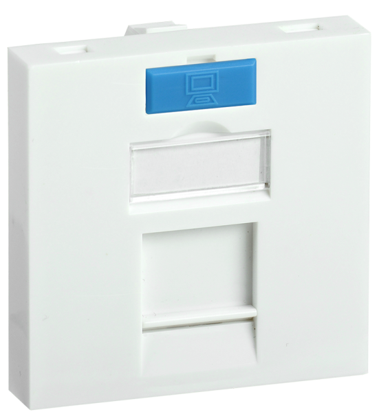 ITK Вставка 45х45мм для 1 модуля Keystone Jack с маркером