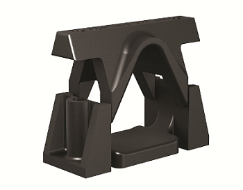 Кабельный держатель для крепления в треугольник, д. 40-70 мм DKC