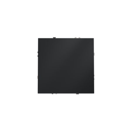 Выключатель встраиваемый Voltum S70 одноклавишный 10А, (графит)