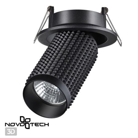 Св-к встр.IP20 GU10 50W 220V MAIS черный NOVOTECH