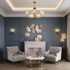 Бра E14 1*40W VENTAGLIO золотой/чёрный/стекло ODEON LIGHT