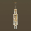Люстра E14 7*40W MERKALE матов.золотой/прозрачный/стекло/ ODEON LIGHT