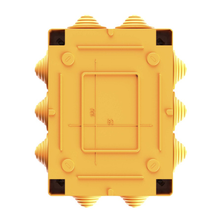 Коробка пластиковая FS с кабельными вводами и клеммниками, IP55, 150х110х70 мм, 4р, 450V, 32A, 10 мм2, нерж.контакт DKC