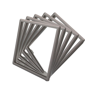 Декоративная рамка Серая Livolo