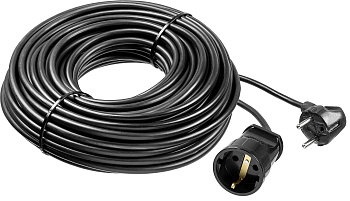 Силовой удлинитель-шнур ПВС 3x0.75 50м 2500Вт, ПВС 307-Ш ЗУБР