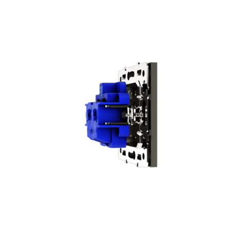 Розетка встраиваемая Voltum S70 с заземлением 16А, (кашемир)