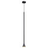 Подвесной св-к LED GU10 7W 220V PIPA черный/металл ODEON LIGHT