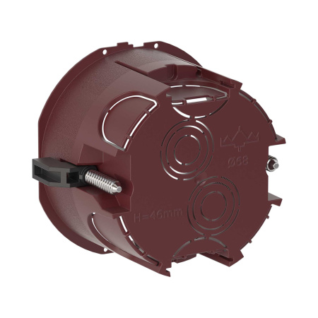 Подрозеточная коробка для полых стен, глубиной 45мм, 2 модуля DKC