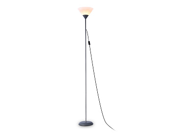 Светильник напольный с выключателем на проводе TR97615 SL серебро E27 max 40W D245*1760 Ambrella Light