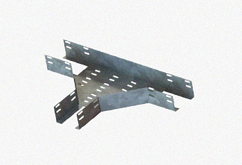 Лоток тройниковый перфорированный ОТ 300х150 УХЛ1, оцинкованный лист S1,5