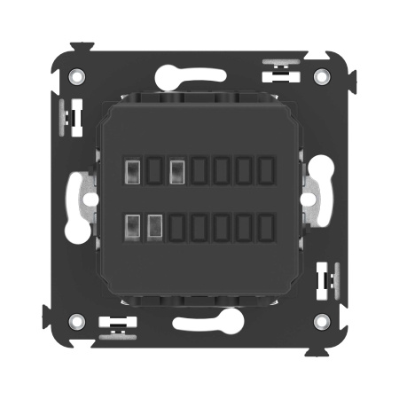 Механизм управления вентиляторами в стену, "Avanti", "Закаленная сталь" DKC