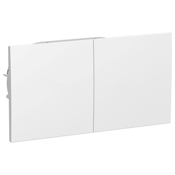 ATLASDESIGN Розетка СУ 2 мест земля шторки сдвижная крышка 16А белый IP20 Schneider Electric