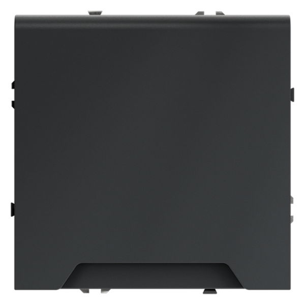 Розетка встраиваемая Voltum S70 с заземлением, защитными шторками и крышкой 16А, (графит) Розетка встраиваемая Voltum S70 с заземлением, защитными шторками и крышкой 16А, (графит)