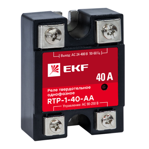 Реле твердотельное однофазное RTP-40-AA PROxima EKF