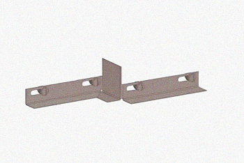 Соединитель-переходник замковый ПУгЛЗ 250х65 УТ1,5 (левый), горячее цинкование, S1,5