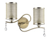 Настенный светильник (бра) 2*E14 40Вт Бронза Антик IP20 Faust FR2300-WL-02-BZ Freya