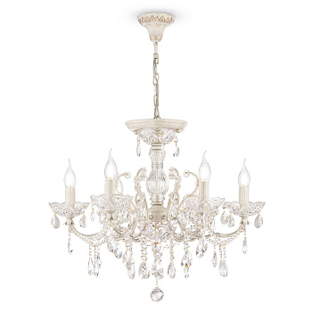 Люстра 6*E14 60Вт Кремовый с Золотом IP20 Sevilla DIA004-06-WG Maytoni