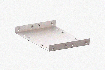 Соединитель лотковый замковый СЛЗ-400х80х1,5 УХЛ1, оцинкованный лист, S1,5