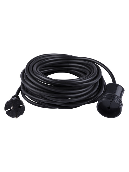 Удлинитель-шнур силовой народный У-12006 ПВС 2200 Вт б/з, 10м, штепс. гнездо TDM