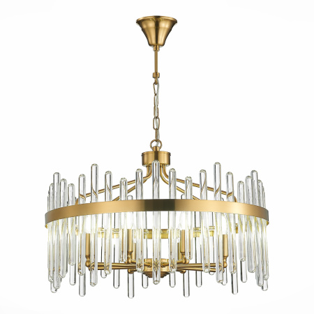 Светильник подвесной Латунь/Латунь, Прозрачный E14 8*40Вт SL1167.303.08 ST LUCE