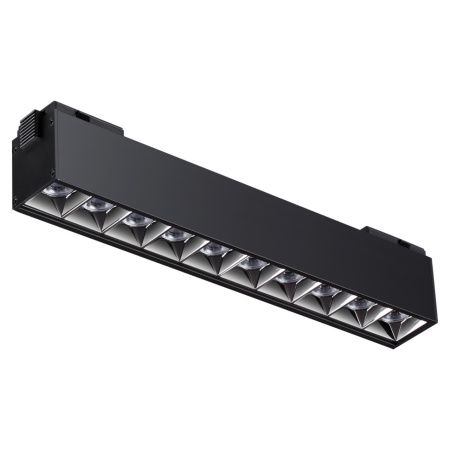 Трековый св-к для низков.шинопровода IP20 LED 4000K 20W 48V KIT черный NOVOTECH