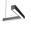 Светодиодный светильник 1962x65x60 52Вт 4000К 90Ra Опал Deep Черный Geniled Trade Linear Standart