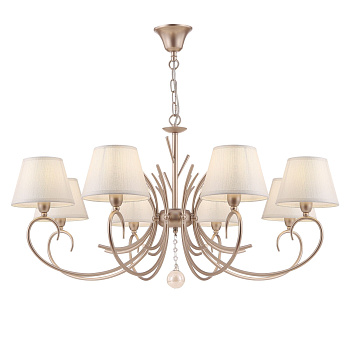 Люстра 8*E14 40Вт Матовое Золото IP20 Gisela FR2013PL-08G Freya