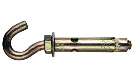 Анкерный болт с крюком М10 12х100 (25шт/уп) Промрукав