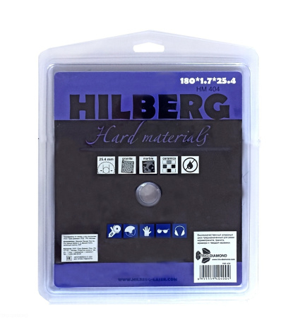 Диск алмазный отрезной 180*22,23 Турбо ультратонкий х-тип HM404 Hilberg