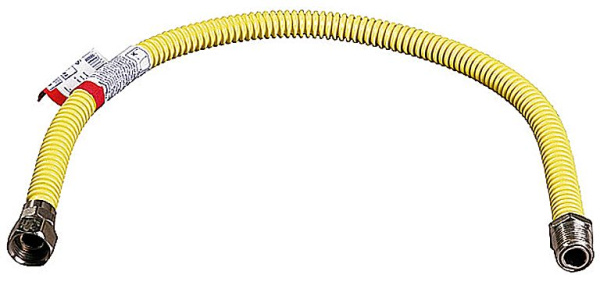 Подводка-сильфон для газа, нержавеющая сталь, г/ш 1/2" - 0,6м ЗУБР