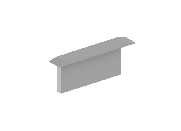 Donel Боковая глухая заглушка для профиля DN18509 Цвет:Серый,Серия:DN8ALE