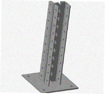 Стойка напольная (потолочная) сдвоенная СНПС400 УХЛ1, горячее цинкование, S2,5