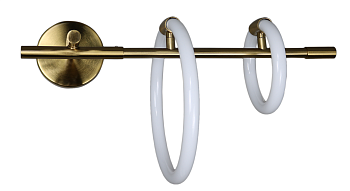 Бра JESSY ZRS.01043.02 25Вт регулируется от 3000K до 6000K IP20 Латунь Zortes