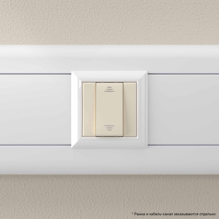 Перекрестный переключатель модульный, "Avanti", "Ванильная дымка", 1 модуль DKC