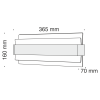 Бра 24Вт 3000K Белый IP20 Encanto C043WL-L24W3K Technical
