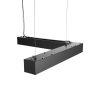 Светодиодный светильник 1962x65x60 52Вт 4000К 90Ra Опал Deep Черный Geniled Trade Linear Standart